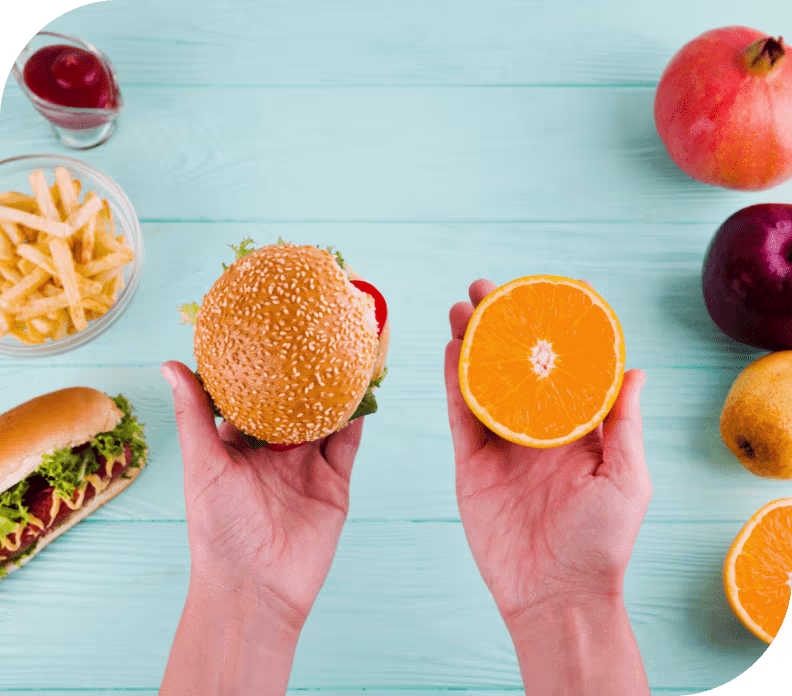 Escolhas alimentares e ciclo de sabotagem